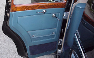 1955 Silver Dawn RR - Rear door panel (65K jpeg)